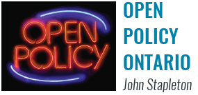 Open Policy Ontario - John Stapleton